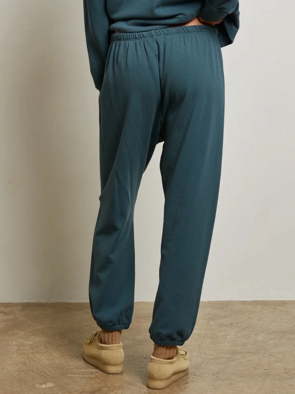 Perfectwhitetee Johnny sweatpant M cotton french terry elevated basic timeless - Picture 10 of 10